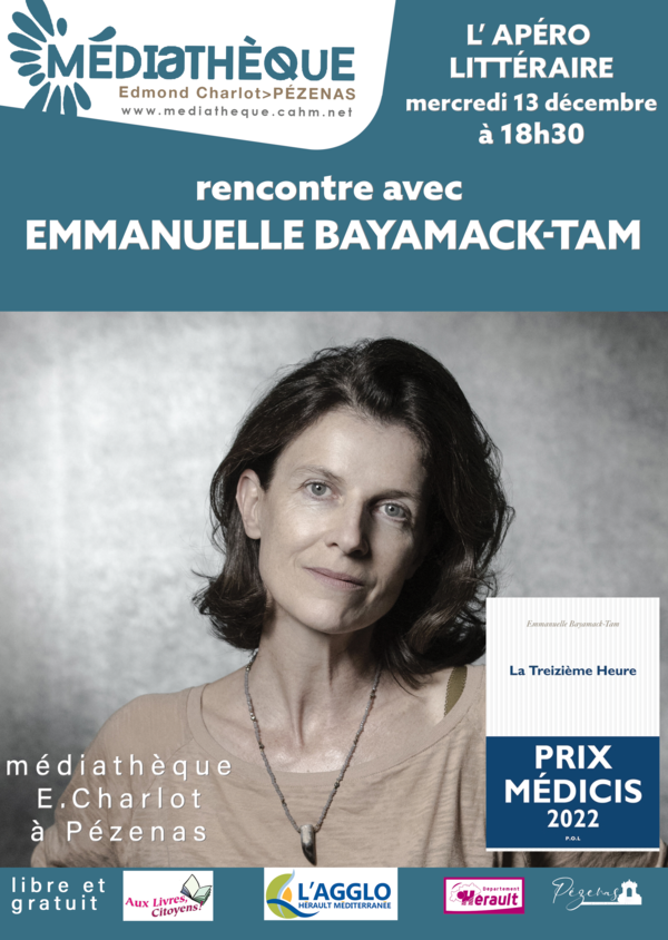 apéro littéraire rencontre avec Emmanuelle BayamackTam Réseau de