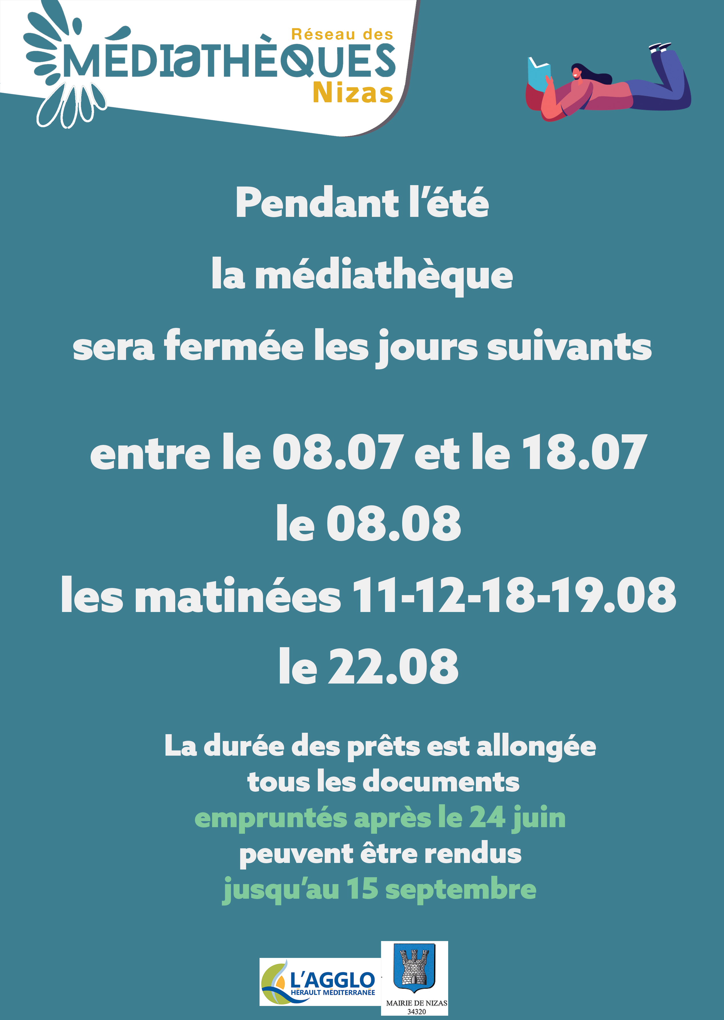 fermeture été nizas